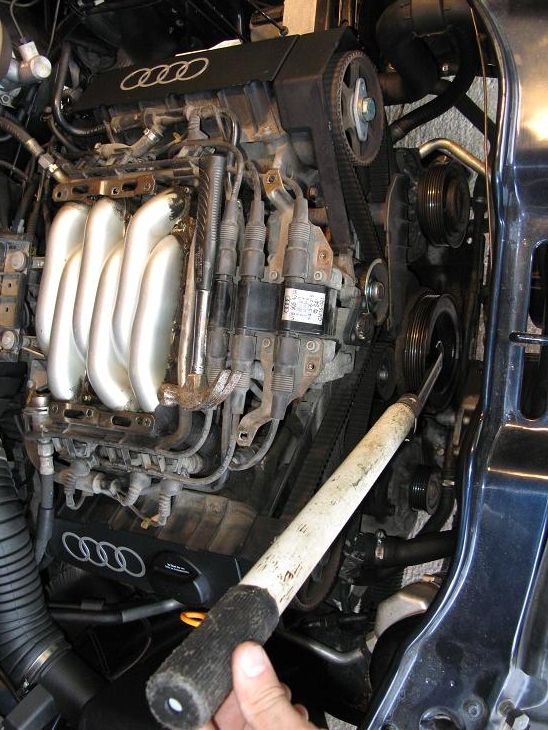 Audi 2.6/2.8 **V6** cambelt and steering rack DIY with pics Cambelt